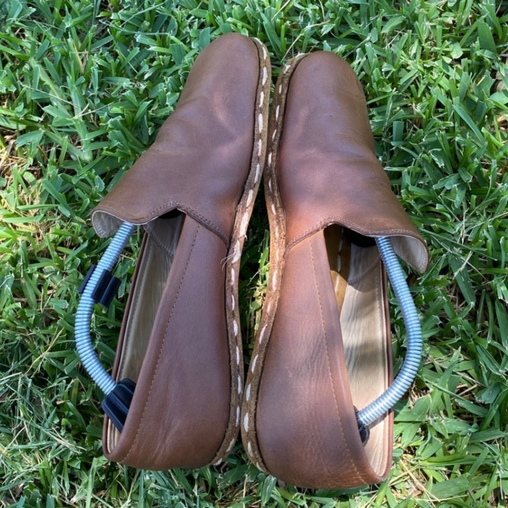 Earthing Harmony Grounding Shoes Brown Leather Handcrafted Womens Size 9 - Picture 6 of 9
